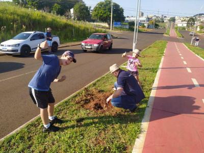 Rotary Clube realizou o Plantio de árvores em Laranjeiras do Sul